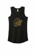 Lions Den – District® Women’s Perfect Tri® Racerback Tank  Confidence. Comfort. Strength. Welcome to the Den.