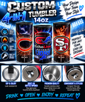 Custom 4-in-1 Insulated Tumbler